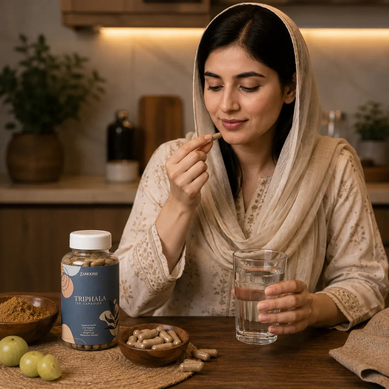 Triphala Powder 120 Capsules