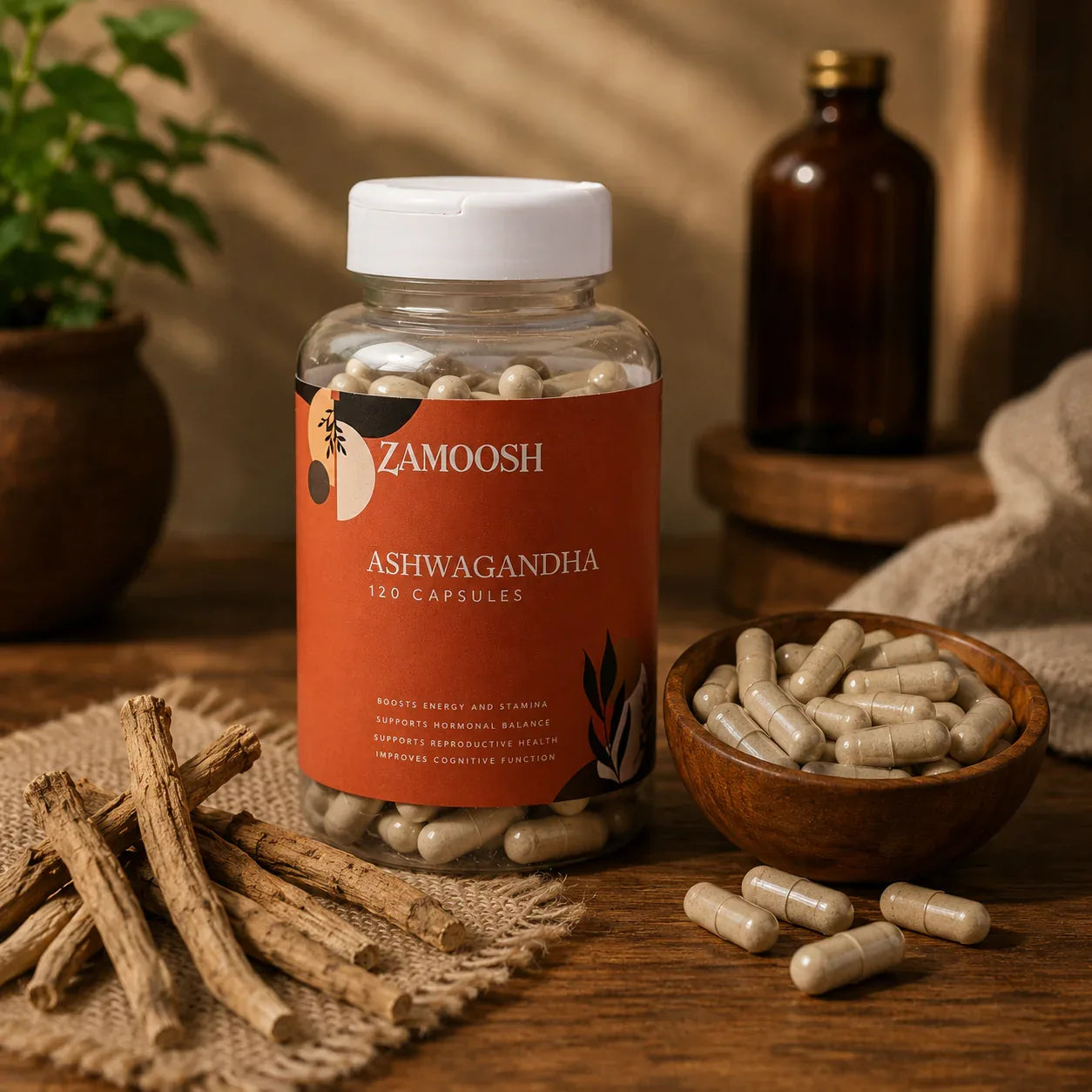 Ashwagandha Powder 120 Capsules